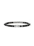 Detail View - Click To Enlarge - JOHN HARDY - Heishi Sterling Silver Matte Treated Black Onyx Hematite Bracelet — Size UM
