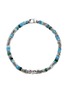 Detail View - Click To Enlarge - JOHN HARDY - Heishi Sterling Silver Swiss Blue Topaz Beaded Bracelet — Size UM