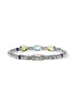 Detail View - Click To Enlarge - JOHN HARDY - Heishi Sterling Silver Peridot Topaz Quartz Beaded Bracelet — Size UM