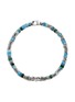 Detail View - Click To Enlarge - JOHN HARDY - Heishi Sterling Silver Swiss Blue Topaz Beaded Bracelet — Size UXS