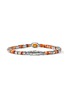 Detail View - Click To Enlarge - JOHN HARDY - Heishi Sterling Silver Orange Citrine Beaded Bracelet — Size US