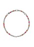 Detail View - Click To Enlarge - JOHN HARDY - Heishi Sterling Silver Orange Citrine Rhodolite Pink Tourmaline Beaded Bracelet — Size UM