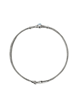 Detail View - Click To Enlarge - JOHN HARDY - Icon Sterling Silver Blue Topaz Bracelet — Size UM