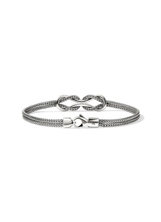 Detail View - Click To Enlarge - JOHN HARDY - Love Knot Infinite Sterling Silver Bracelet — Size UM