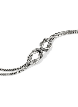  - JOHN HARDY - Love Knot Infinite Sterling Silver Bracelet — Size UM