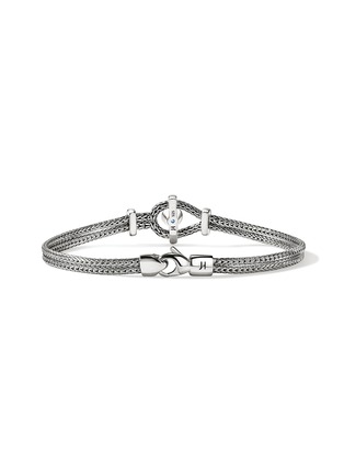 Detail View - Click To Enlarge - JOHN HARDY - Icon Sterling Silver Topaz Bracelet — Size US
