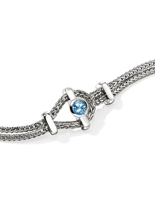  - JOHN HARDY - Icon Sterling Silver Topaz Bracelet — Size US