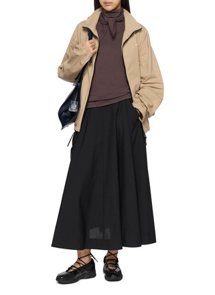 Figure View - Click To Enlarge - BEAUTIFUL PEOPLE - Suvin Compact Scarf Tie Jersey Top