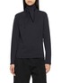 BEAUTIFUL PEOPLE Suvin Compact Scarf Tie Jersey Top