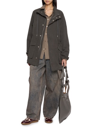 Figure View - Click To Enlarge - BEAUTIFUL PEOPLE - Wide Paper Dark Wash Jeans