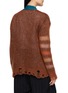 Back View - Click To Enlarge - BEAUTIFUL PEOPLE - Reversible Striped Mohair Knit Cardigan