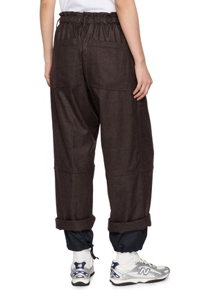 Back View - Click To Enlarge - BEAUTIFUL PEOPLE - Panelled Flannel Work Pants