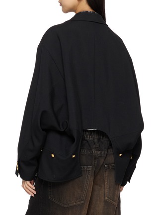 Back View - Click To Enlarge - BEAUTIFUL PEOPLE - Double End Double Cloth Wool Tailored Jacket