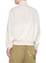 Back View - Click To Enlarge - MIHARA YASUHIRO - Sunfaded Herringbone Cotton Zip Jacket