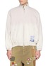 MIHARA YASUHIRO Sunfaded Herringbone Cotton Zip Jacket