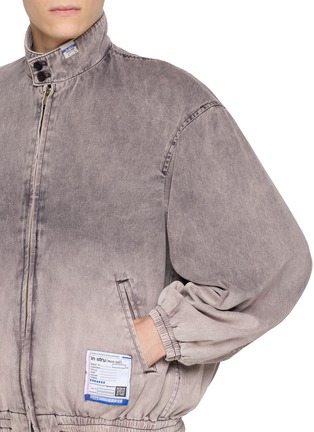  - MIHARA YASUHIRO - Sunfaded Herringbone Cotton Zip Jacket