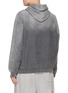 Back View - Click To Enlarge - MIHARA YASUHIRO - Distressed French Terry Cotton Hoodie