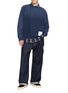 Figure View - Click To Enlarge - MIHARA YASUHIRO - Distressed French Terry Cotton Sweatshirt