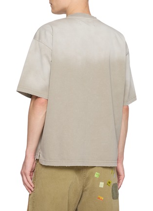 Back View - Click To Enlarge - MIHARA YASUHIRO - Distressed Pocket T-Shirt