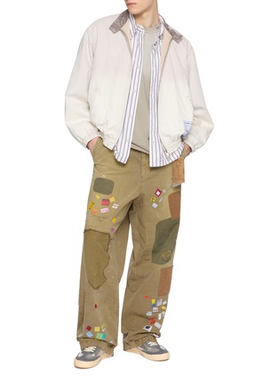 Figure View - Click To Enlarge - MIHARA YASUHIRO - Distressed Pocket T-Shirt