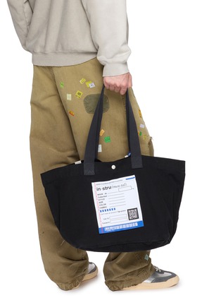 Figure View - Click To Enlarge - MIHARA YASUHIRO - Cotton Canvas Tote Bag