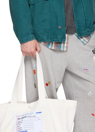 Figure View - Click To Enlarge - MIHARA YASUHIRO - Cotton Canvas Tote Bag