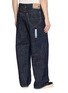 Back View - Click To Enlarge - MIHARA YASUHIRO - One Washed Selvedge Denim Baggy Jeans