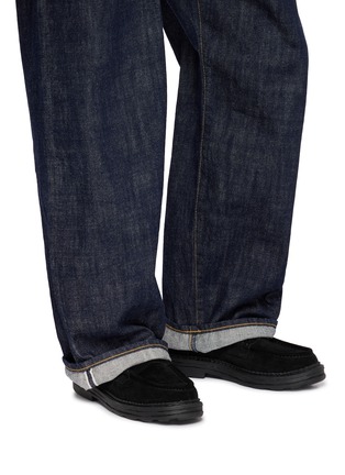 Figure View - Click To Enlarge - MIHARA YASUHIRO - Andy Suede Penny Loafers