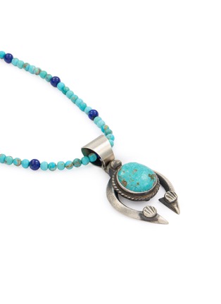 Detail View - Click To Enlarge - TIHWA JEWELRY - Silver Turquoise Pendant