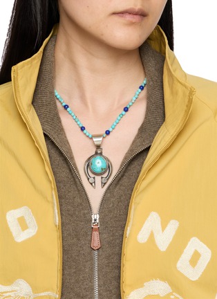 Figure View - Click To Enlarge - TIHWA JEWELRY - Silver Turquoise Pendant
