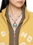 Figure View - Click To Enlarge - TIHWA JEWELRY - Silver Turquoise Pendant