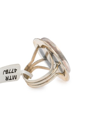 Detail View - Click To Enlarge - TIHWA JEWELRY - Silver Jasper Statement Ring — US 9