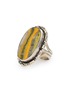 TIHWA JEWELRY Silver Jasper Statement Ring — US 9