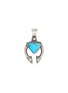 TIHWA JEWELRY Silver Turquoise Sculptural Pendant