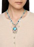 Figure View - Click To Enlarge - TIHWA JEWELRY - Silver Turquoise Sculptural Pendant