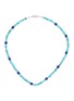 TIHWA JEWELRY Silver Turquoise Lapis Lazuli Beaded Necklace