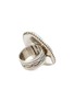 Detail View - Click To Enlarge - TIHWA JEWELRY - Silver Turquoise Teardrop Statement Ring — US 9