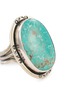 Detail View - Click To Enlarge - TIHWA JEWELRY - Silver Turquoise Ring — US 8.5