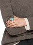 Figure View - Click To Enlarge - TIHWA JEWELRY - Silver Turquoise Ring — US 8.5