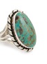 Detail View - Click To Enlarge - TIHWA JEWELRY - Silver Turquoise Ring — US 8.5