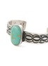Detail View - Click To Enlarge - TIHWA JEWELRY - Medium Silver Turquoise Cuff