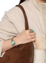 Figure View - Click To Enlarge - TIHWA JEWELRY - Medium Silver Turquoise Cuff