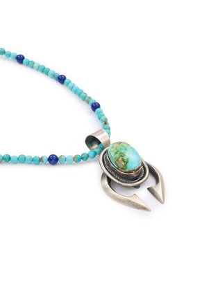 Detail View - Click To Enlarge - TIHWA JEWELRY - Silver Turquoise Pendant