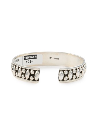 Detail View - Click To Enlarge - TIHWA JEWELRY - Medium Silver Beaded Cuff