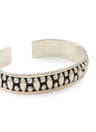 Detail View - Click To Enlarge - TIHWA JEWELRY - Medium Silver Beaded Cuff