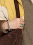 Figure View - Click To Enlarge - TIHWA JEWELRY - Medium Silver Beaded Cuff