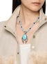 Figure View - Click To Enlarge - TIHWA JEWELRY - Silver Turquoise Pendant