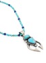 Detail View - Click To Enlarge - TIHWA JEWELRY - Silver Double Turquoise Pendant
