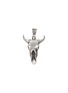 TIHWA JEWELRY Silver Bull Skull Pendant
