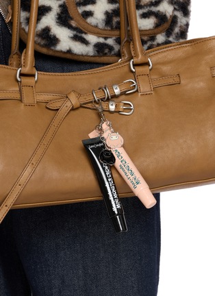 Front View - Click To Enlarge - BAZ & FRIENDS - Flower Child Mini Lip Balm — Peach